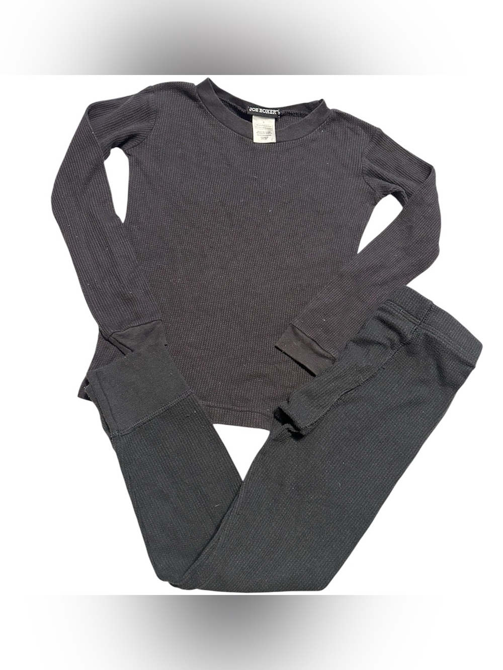 Boys fruit of the loom thermal pajama set